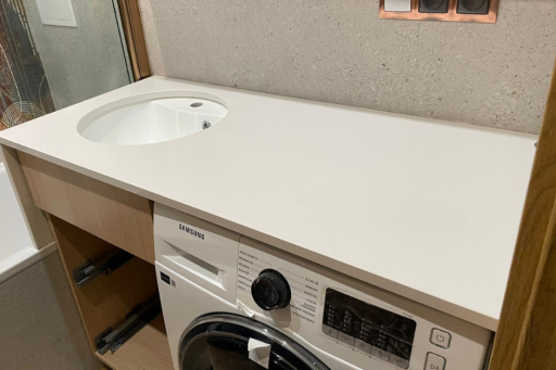 Blat łazienkowy Technistone Polar White 2cm