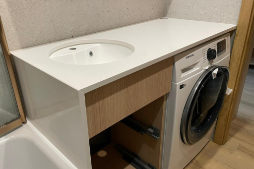 Blat łazienkowy Technistone Polar White 2cm