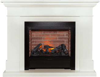 Fireplaces with gas inserts
