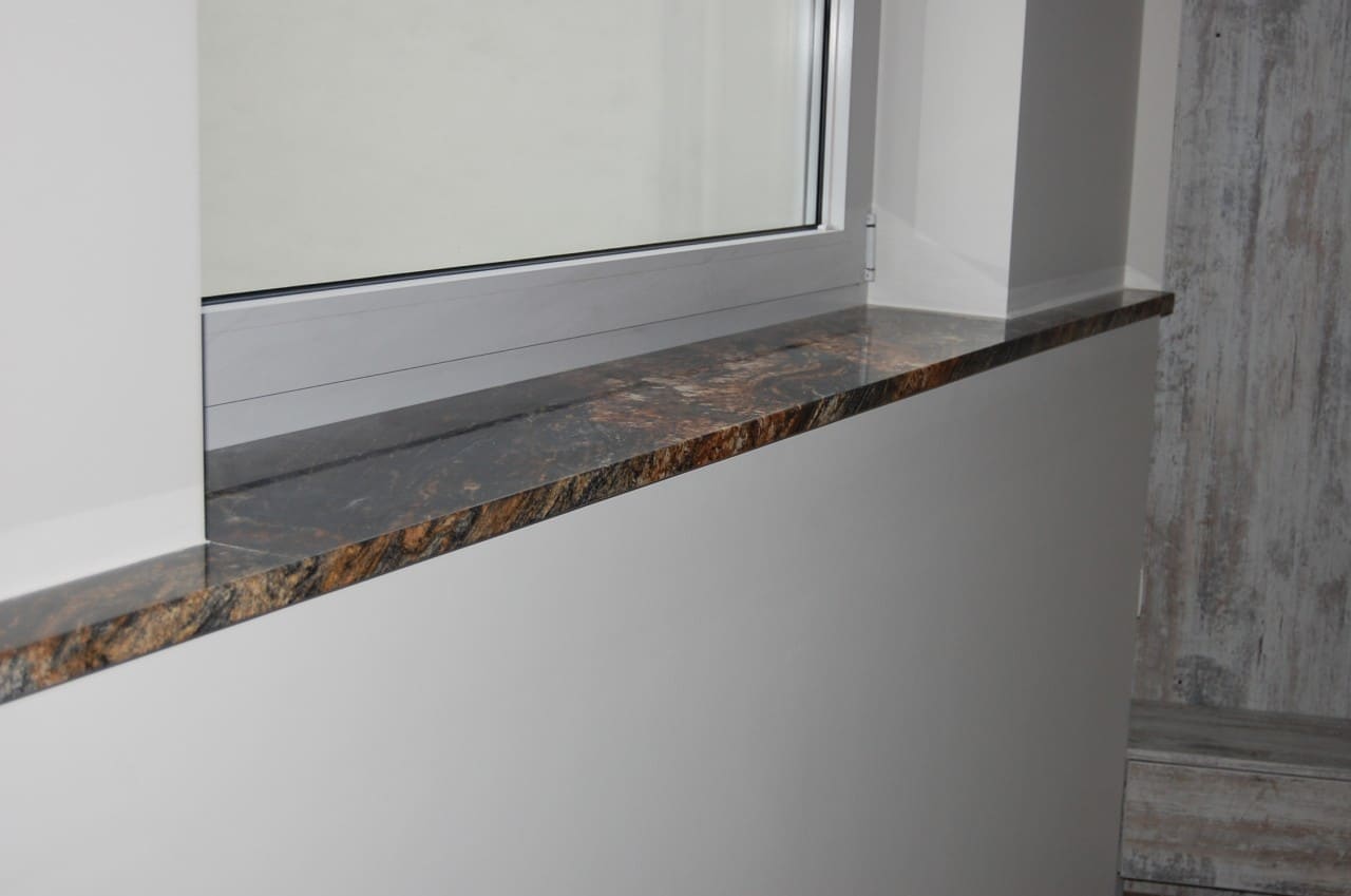 How to install a conglomerate window sill?