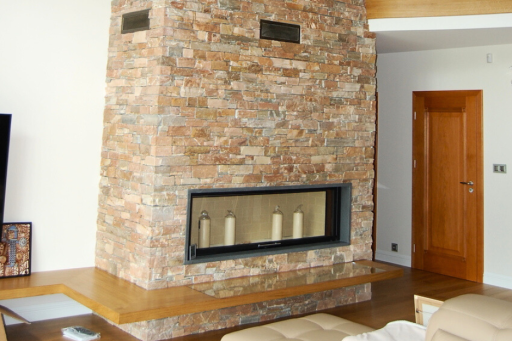 Obudowa kamieniem łupek ze strzegomia